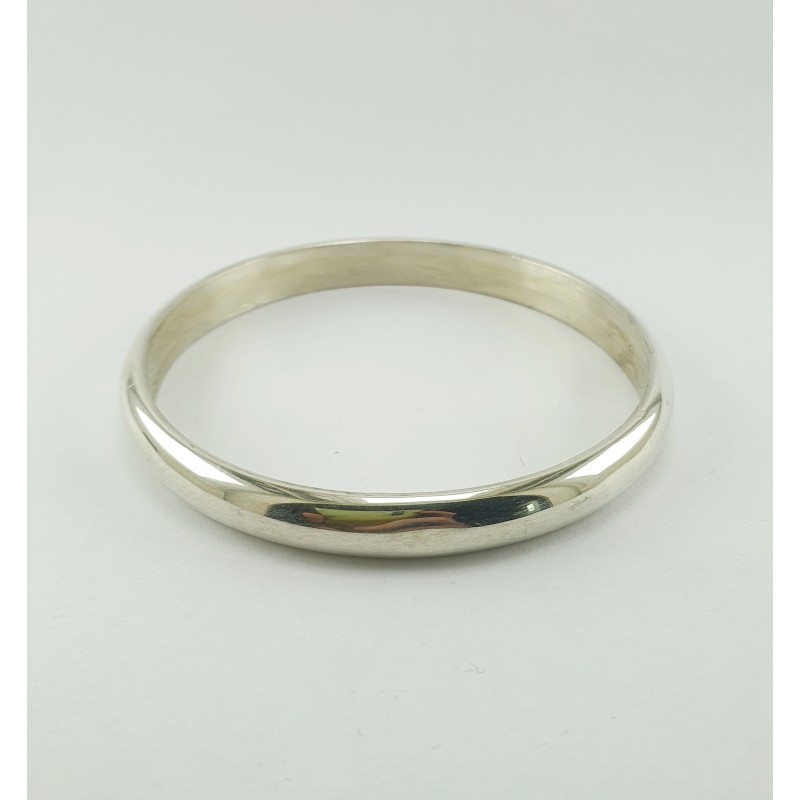 ESCLAVAS DE PLATA MEDIA CAÑA. 9mm