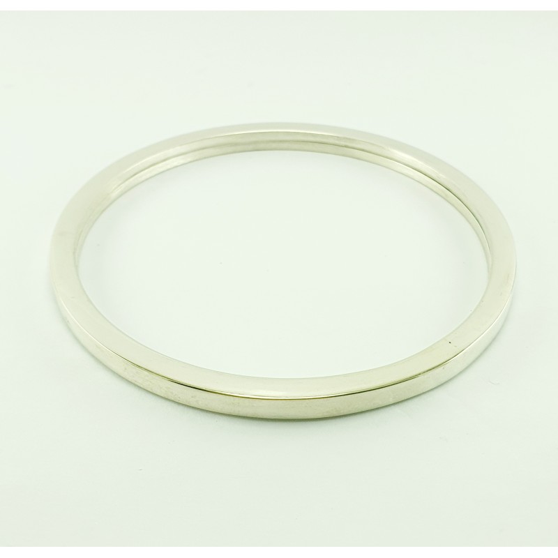 ESCLAVAS DE PLATA CUADRADA. 4mm