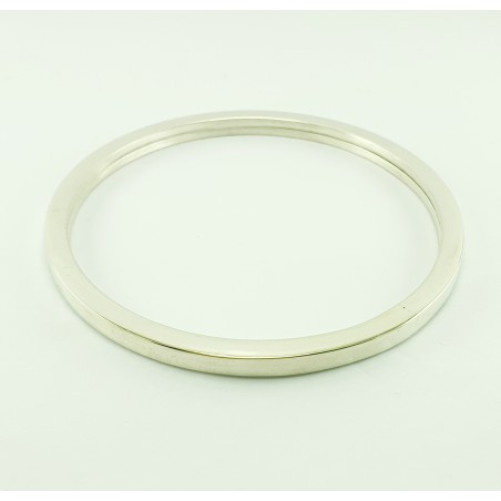 ESCLAVAS DE PLATA CUADRADA. 4mm