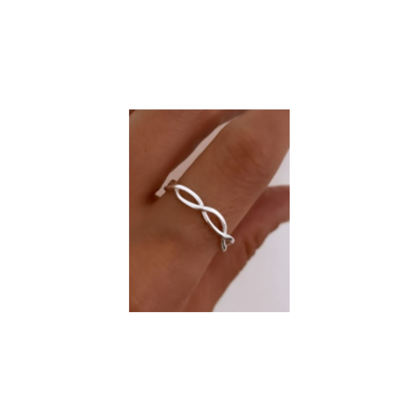 ANILLO DE PLATA INFINITO