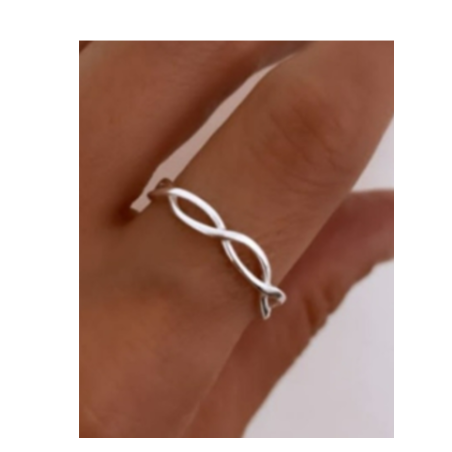 ANILLO DE PLATA INFINITO