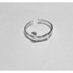 ANILLO DE PLATA PERRO.