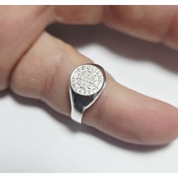 ANILLO DE PLATA SAN BENITO