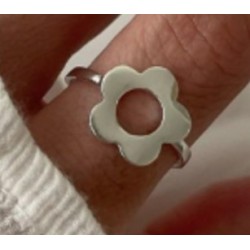 ANILLO DE PLATA FLOR