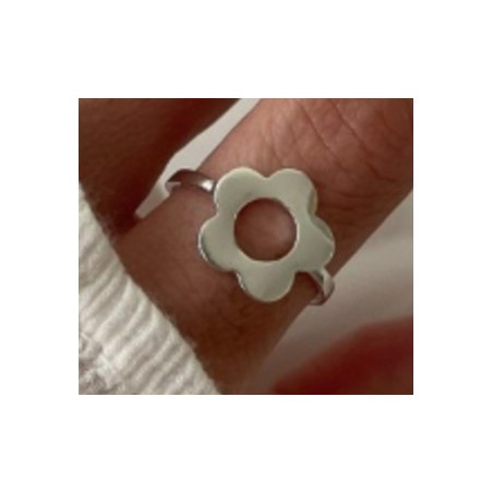 ANILLO DE PLATA FLOR
