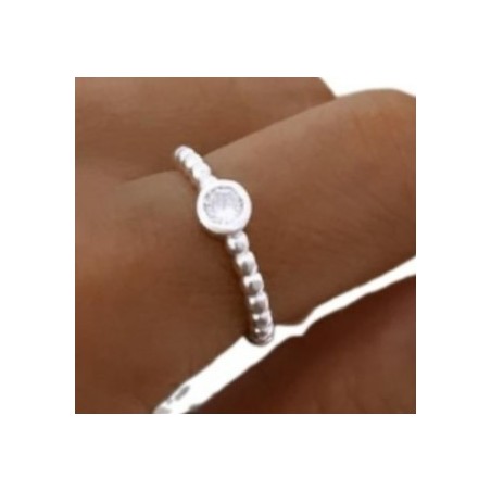 ANILLO DE PLATA CON PIEDRA