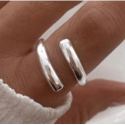 ANILLO DE PLATA ESPIRAL.