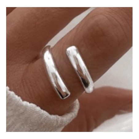 ANILLO DE PLATA ESPIRAL.