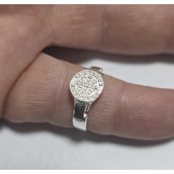 ANILLO DE PLATA SAN BENITO