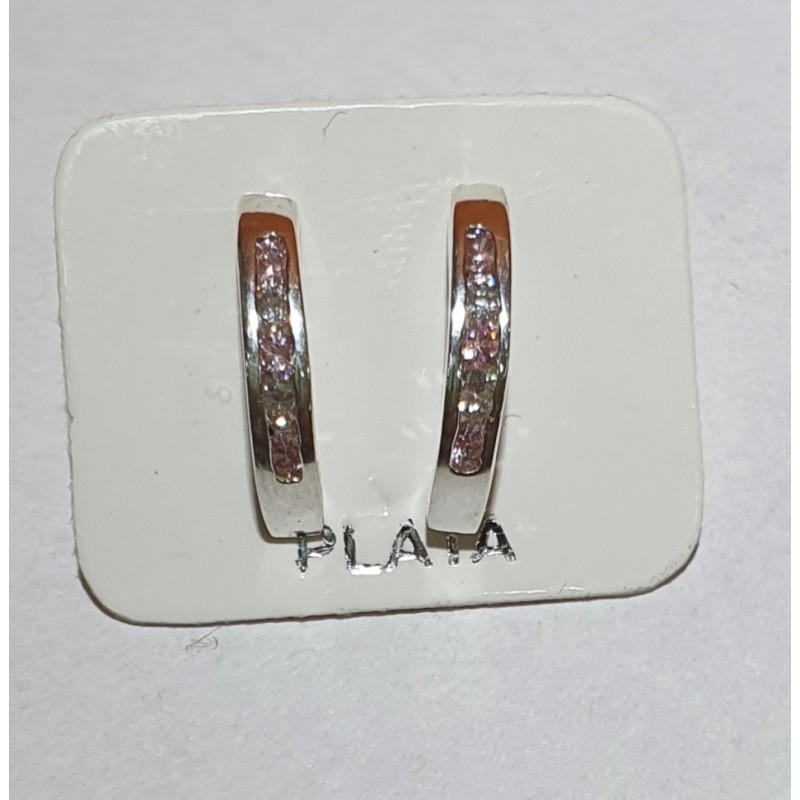 AROS DE PLATA MEDIO SIN FIN.