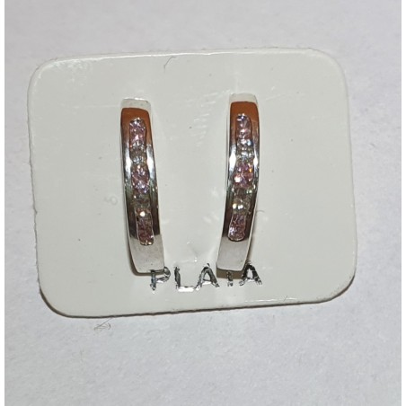 AROS DE PLATA MEDIO SIN FIN.