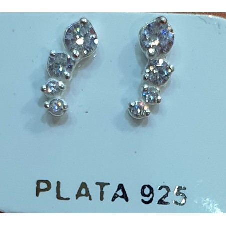 ARO DE PLATA TREPADOR 4 PIEDRAS