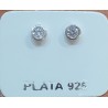 AROS DE PLATA CON PIEDRA.