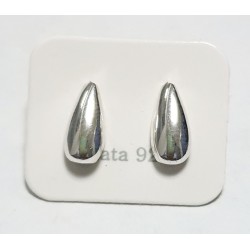 AROS DE PLATA TIPO GOTA...