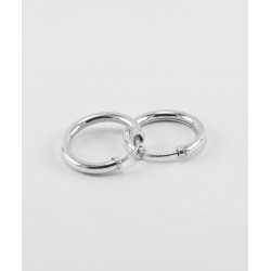 AROS DE PLATA CUBANOS GRUESO.