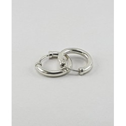 AROS DE PLATA CUBANOS GRUESO.