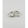 AROS DE PLATA CUBANOS GRUESO.